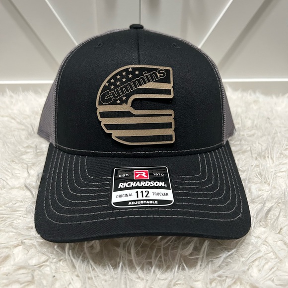 Cummins laser engraved Richardson 112 trucker hat. - Picture 2 of 2